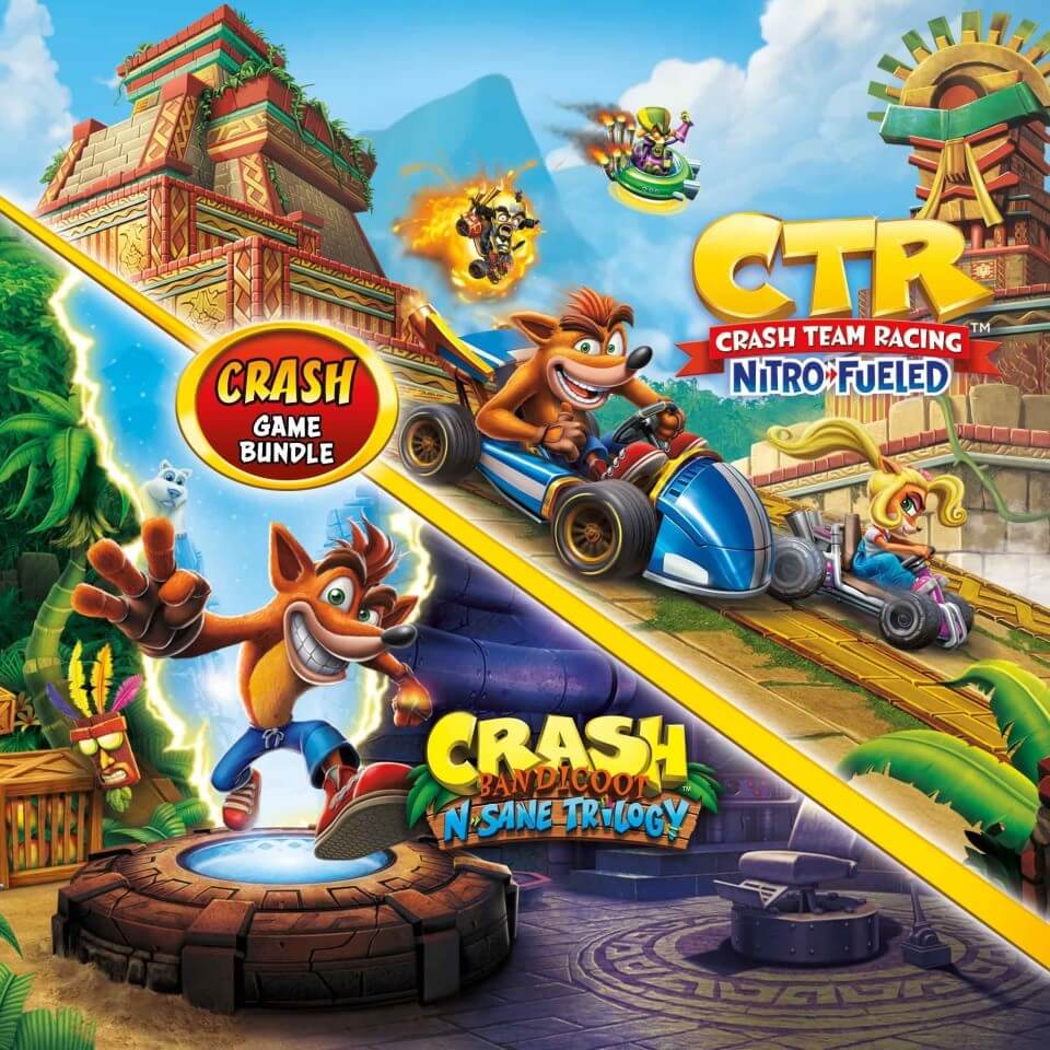Купить Crash Bandicoot NSane Trilogy+CTR Nitro-Fueled Xbox One