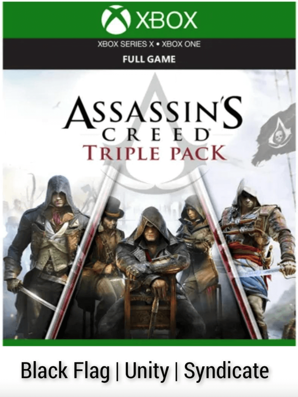 Купить ASSASSIN'S CREED TRIPLE PACK (НАБОР AC) XBOX🔑КЛЮЧ