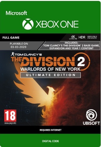 Купить The Division 2:Воители Нью-Йорка Ultimate XBOX ONE/X|S
