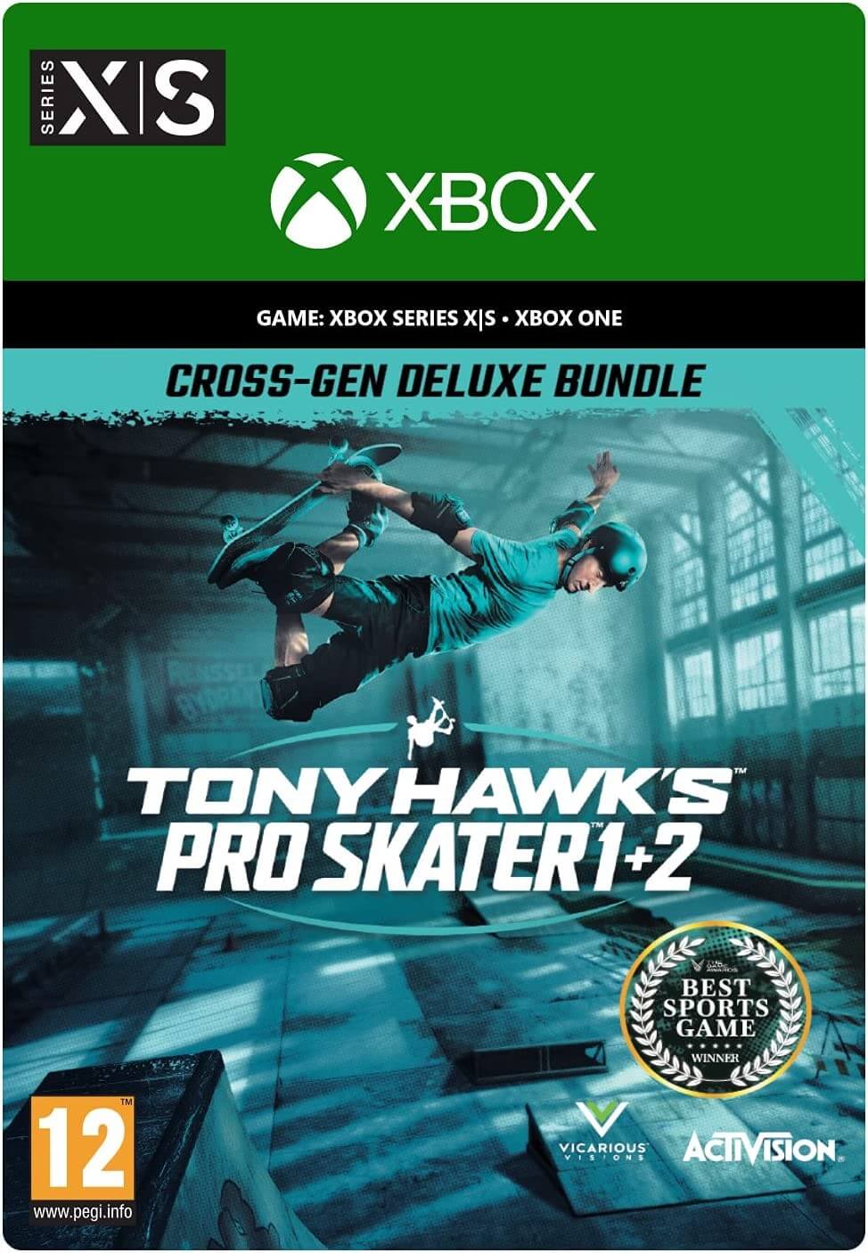 Купить TONY HAWK'S PRO SKATER 1 + 2 CROSS-GEN DELUXE XBOX KEY