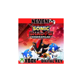 SONIC X SHADOW GENERATIONS XBOX SERIES X|S XBOX КЛЮЧ